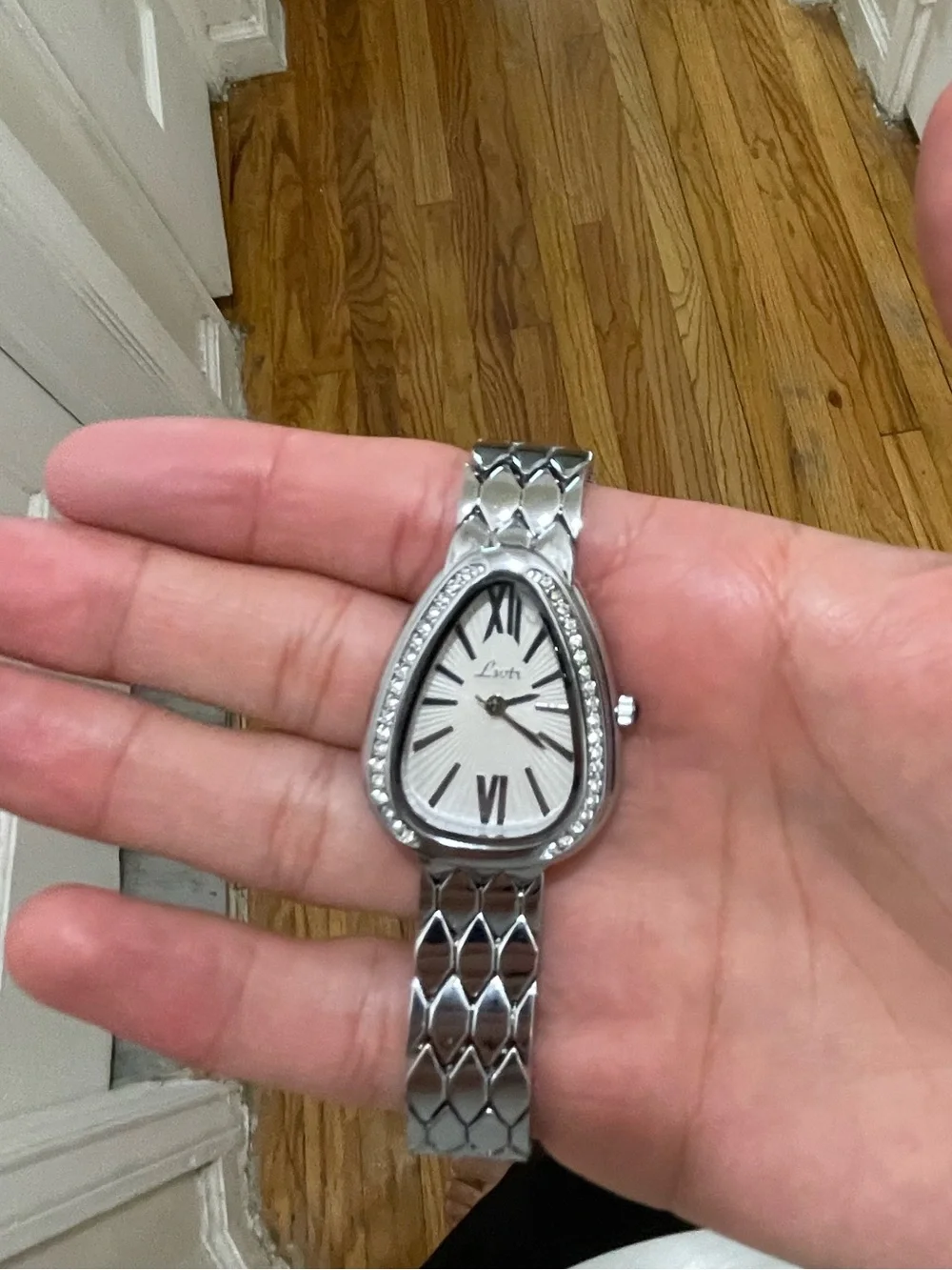 Classic Silver Teardrop Stainless Steel Watch - Silver
